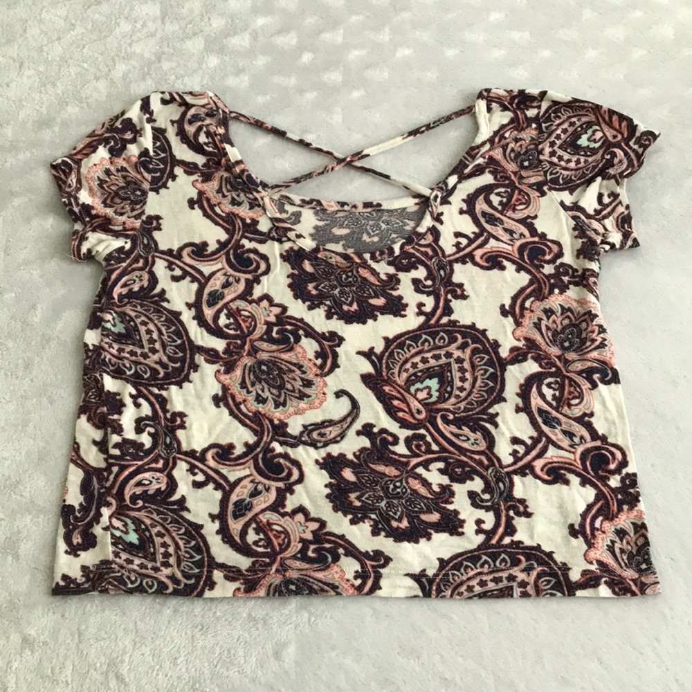 Junior Short Sleeve Cropped Top☀️